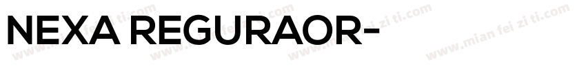 NEXA REGURAOR字体转换